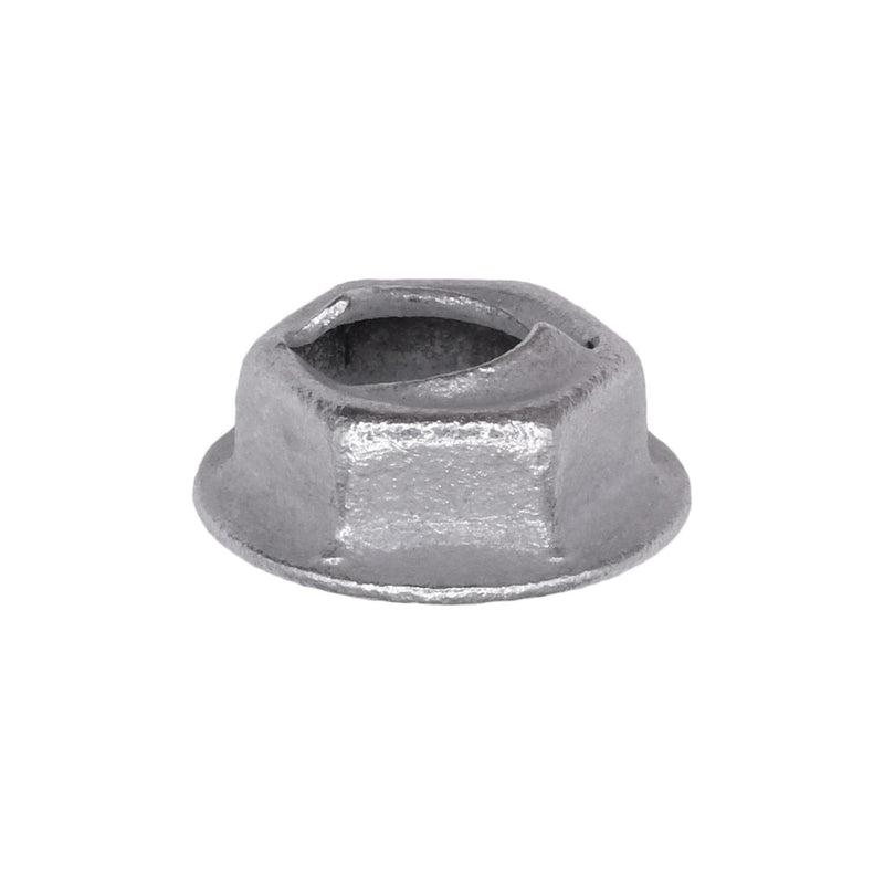 1/4" Stud Thread Cutting Nut Hex, 1/4" Wrench, 19/32" Washer, Zinc