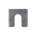 1-1/4"x1-1/8"x1/16" Shim with Slot, 1/16" Thick, Zinc, 3/8"