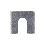 1-1/4"x1-1/8"x1/16" Shim with Slot, 1/16" Thick, Zinc, 3/8"
