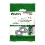 1-1/4"x1-1/8"x1/8" Shim with Slot, 1/8" Thick, Zinc, 3/8"