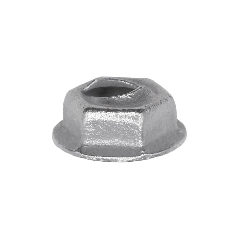 3/16" Stud Thread Cutting Nut, 3/8" Wrench, 1/2" Washer, Zinc