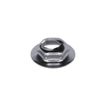 1/4" Stud Thread Cutting Nut, 7/16" Wrench, 11/16" Washer, Zinc