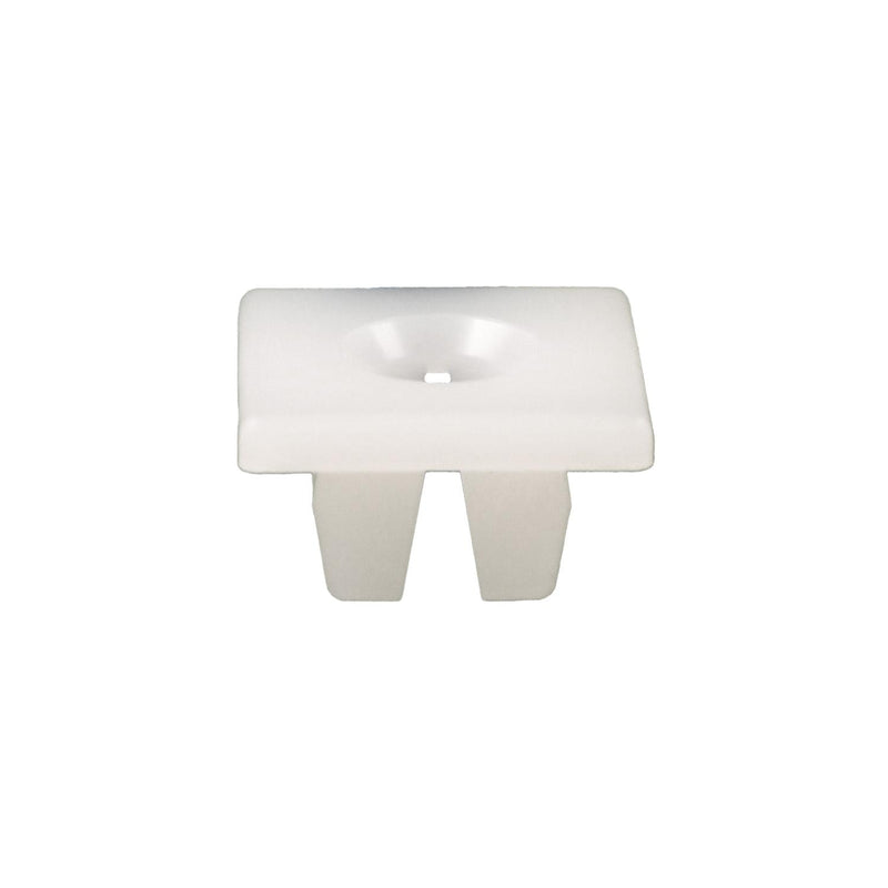 1/4"-20 Nylon License Plate Nut, 0.625" Head