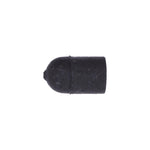 1/4" Black EPDM Rubber Vacuum Cap For Inside, 9/16"