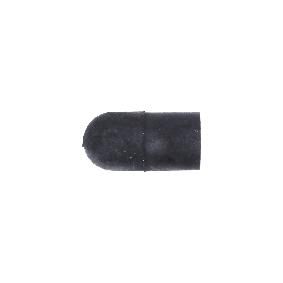 3/16" Black EPDM Rubber Vacuum Cap For Inside, 9/16"