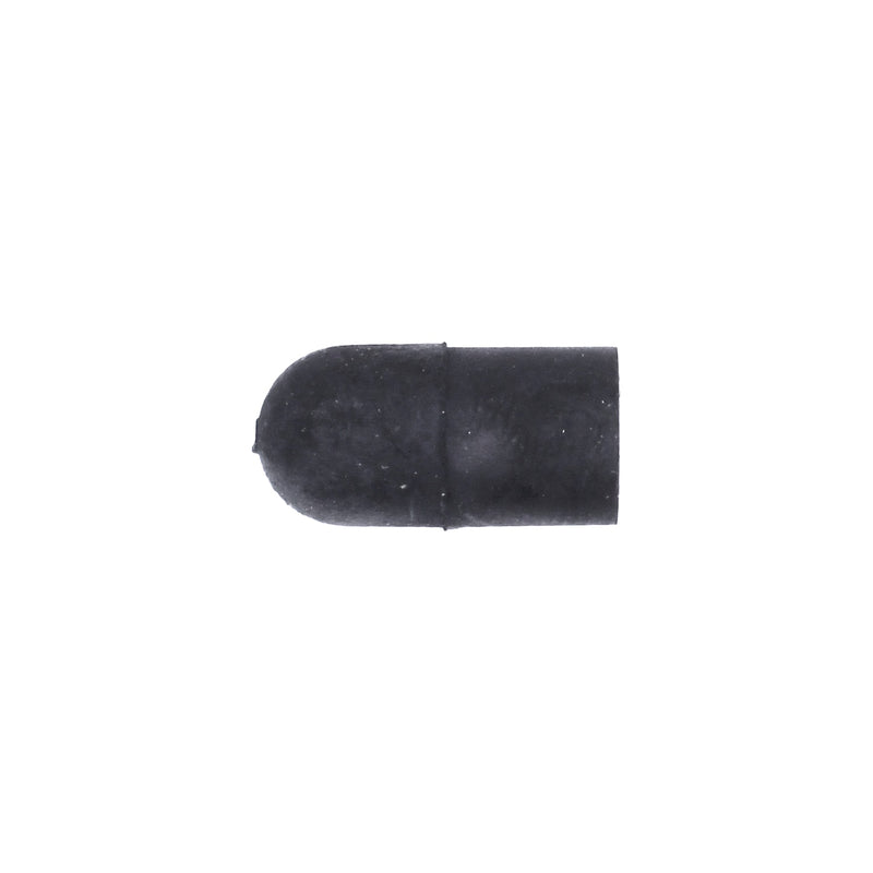 3/16" Black EPDM Rubber Vacuum Cap For Inside, 9/16"