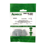 1-1/8"x1-1/8" Shim with Slot, 1/16" Thick, Zinc, 1/2"