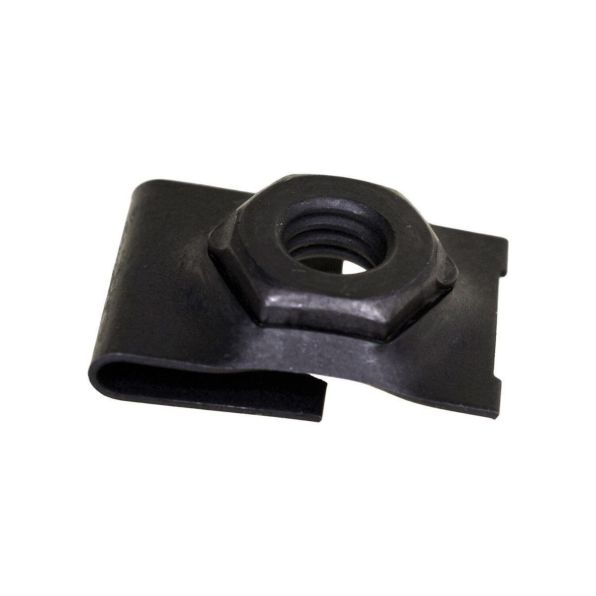 5/16"-18 J Type Cage Nut, Panel 0.087-0.093", Phosphate, 9/16" Ctr Hole Edge