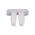 1/4" Nylon License Plate Nut, 0.625" Head