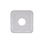 1/4" Nylon License Plate Nut, 0.625" Head