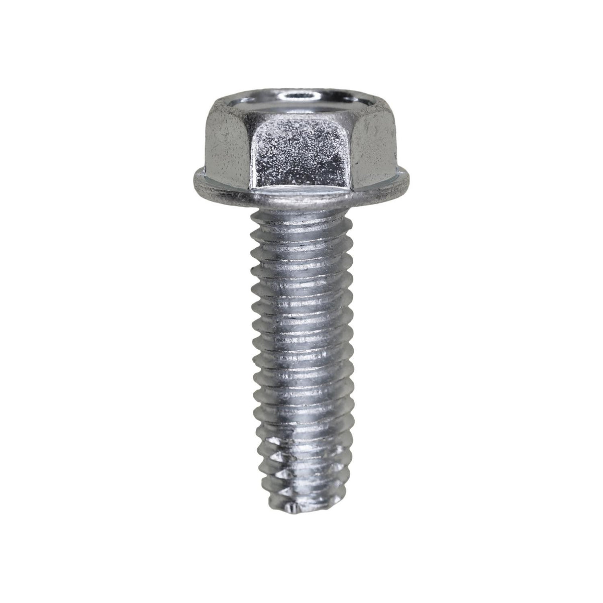 5/16"-18x1" Hex Head Washer Indented Type F Thread Cutting Screw, Zinc Chromate, Type 'F' Thread Cutting