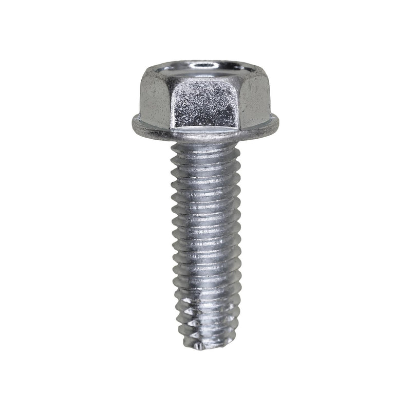 5/16"-18x1" Hex Head Washer Indented Type F Thread Cutting Screw, Zinc Chromate, Type 'F' Thread Cutting