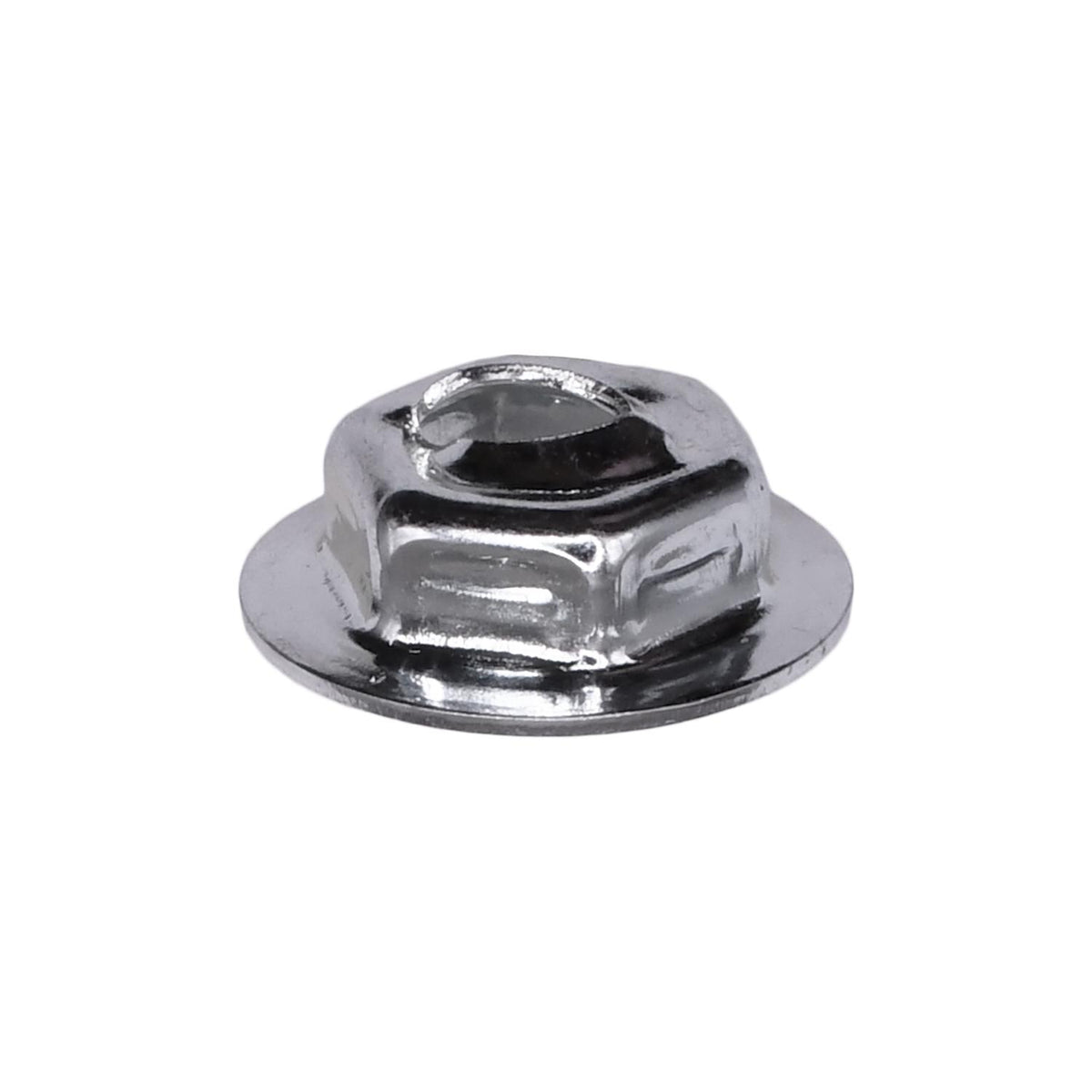 5/32" Stud Thread Cutting Nut, 3/8" Wrench, 9/16" Washer, Zinc