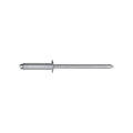 1/8"x1/2" Silver Dome Head Pan-L-Rivets, 5/16"-3/8" Grip, Steel Body, Steel Mandrel, 1/4"