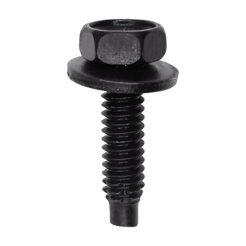 1/4"-20x1" Hex Head SEMS with Dog Point Screw, 5/8" Washer, Phosphate