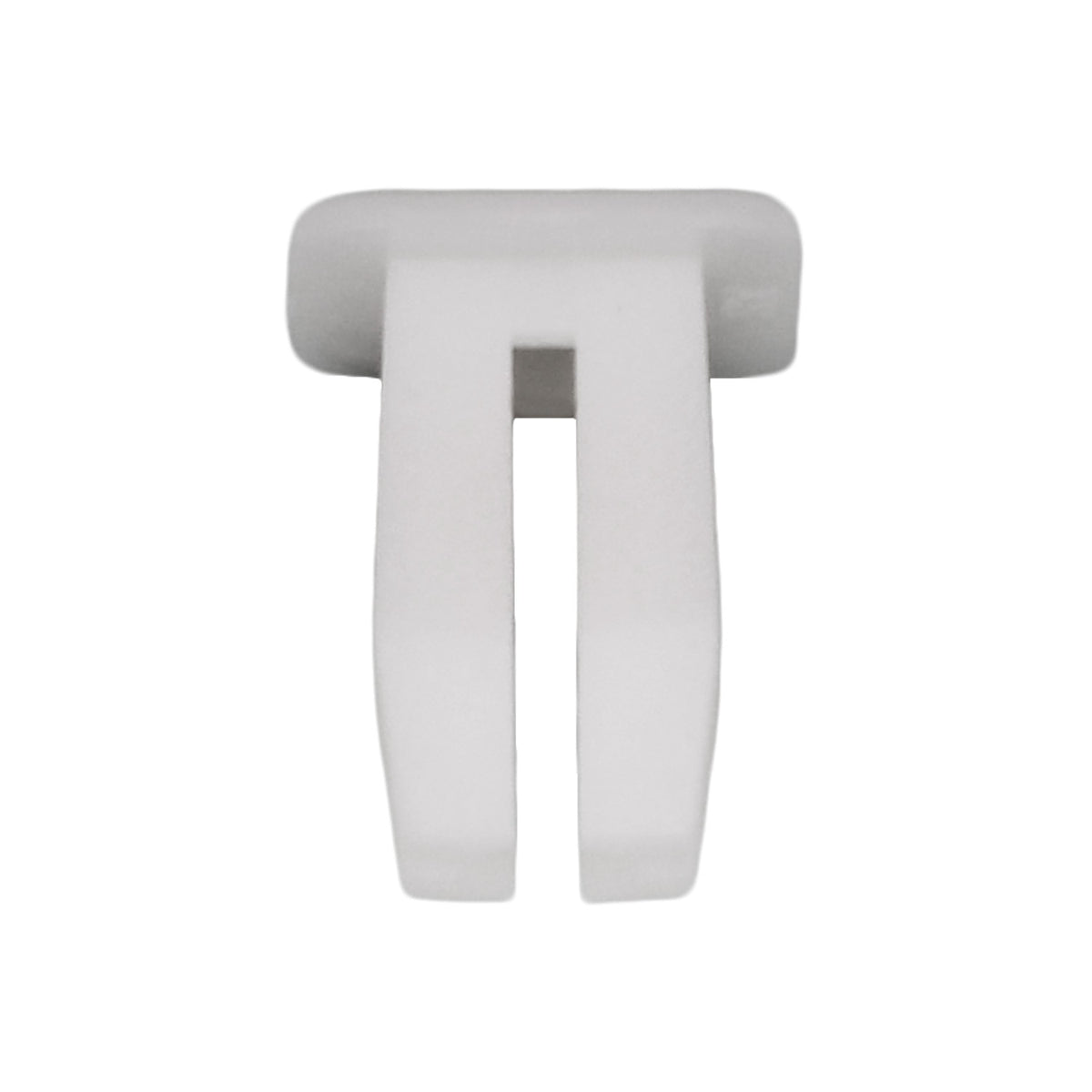 1/4" White Nylon Nut Or Screw, #8