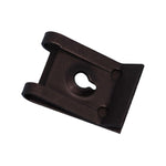 #8 Spring Type U-Nut, Panel 0.025-0.150", Phosphate, 3/8" Ctr Hole Edge