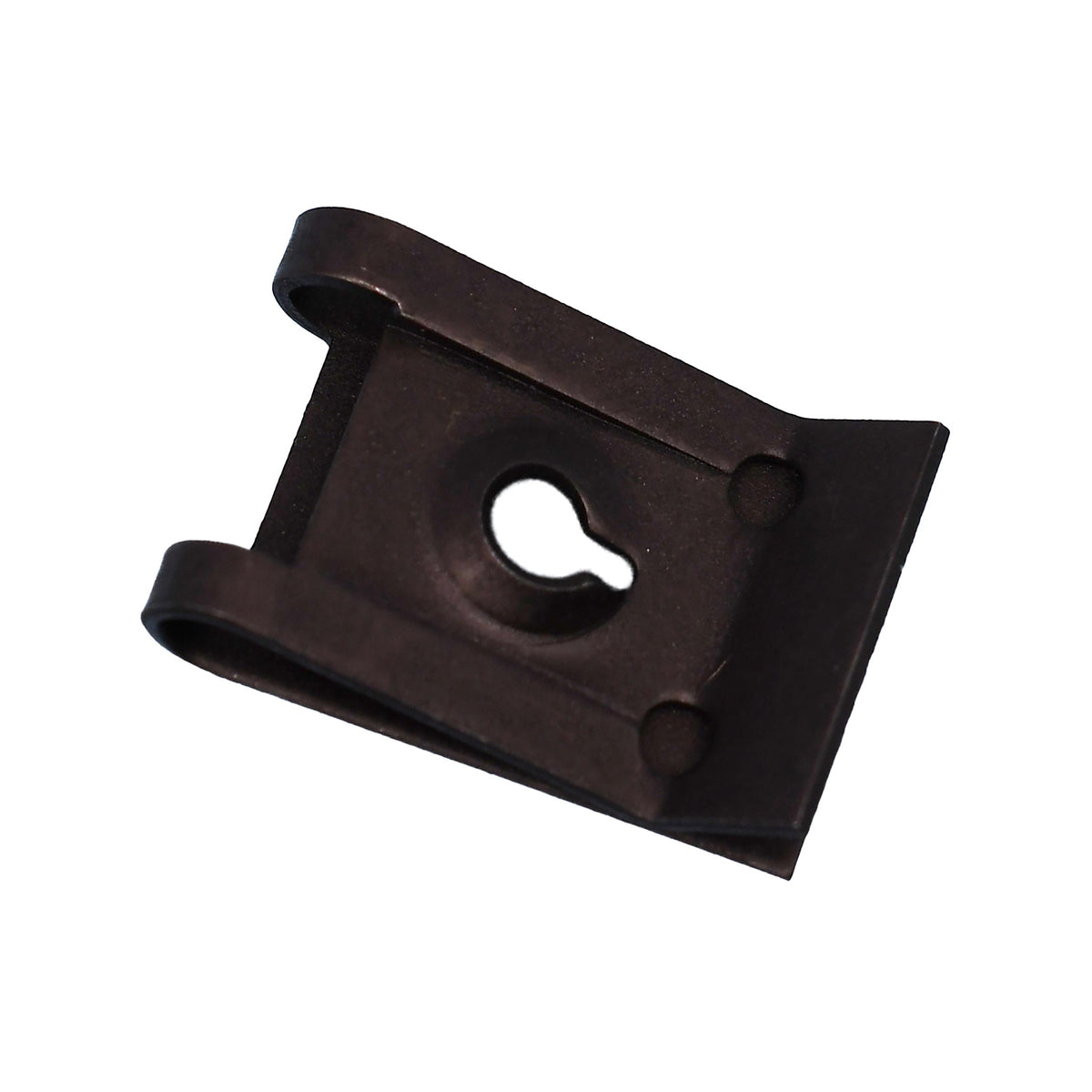 #8 Spring Type U-Nut, Panel 0.025-0.150", Phosphate, 3/8" Ctr Hole Edge