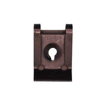 #8 Spring Type U-Nut, Panel 0.025-0.150", Phosphate, 3/8" Ctr Hole Edge