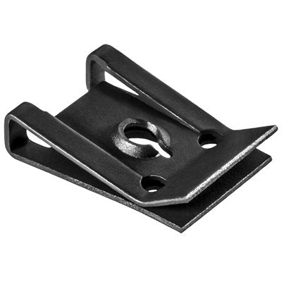#8 Spring Type U-Nut, Panel Thickness (0.025-0.125"), Phosphate & Oil