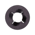 #8-18 Flat 4 Prong Push-On Bolt Retainer, Phosphate & Oil