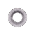 3/8" Stud, Sheered Push On Retainer, 8 Prongs, Zinc Mechanical .0002 Minimum