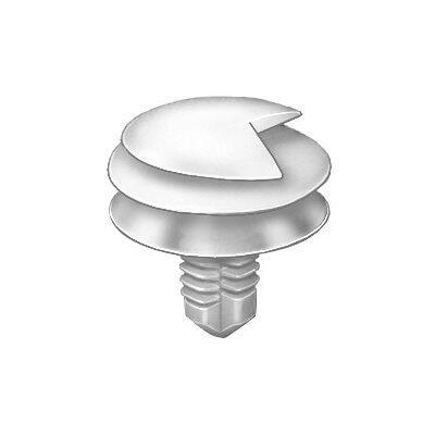 5/16"x1/2" White Nylon Triple Head Christmas Tree Retainer