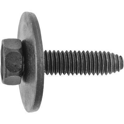 M6-1.0x25mm Hex Head SEMS Screw, Type CA, 24mm Washer, Phosphate & Oil