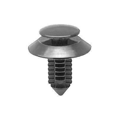 5/16"x5/8" Black Nylon Double Head Trim Panel Retainer