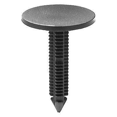 9/32"x1-7/16" Black Nylon Single Head Christmas Tree Retainer, 1" Head