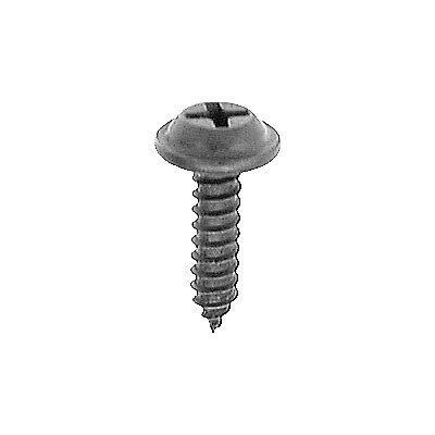 #6x1/2" Phillips Flat Top Washer Head Drill Screw, Black Phosphate