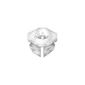 #8 White Nylon Square Nut Insert, 1/16-5/32 Range