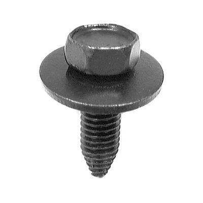 M8-1.25x25mm Hex Head SEMS Tapping Screw, Type CA, 24mm Washer, Phosphate & Oil
