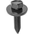 M8-1.25x35mm Hex Head SEMS Tapping Screw, Type CA, 24mm Washer, Phosphate & Oil