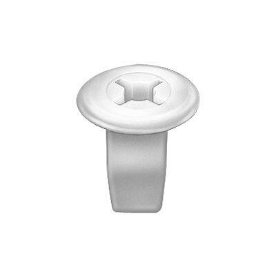 #8 White Nylon Screw GROMMET, 16mm Head