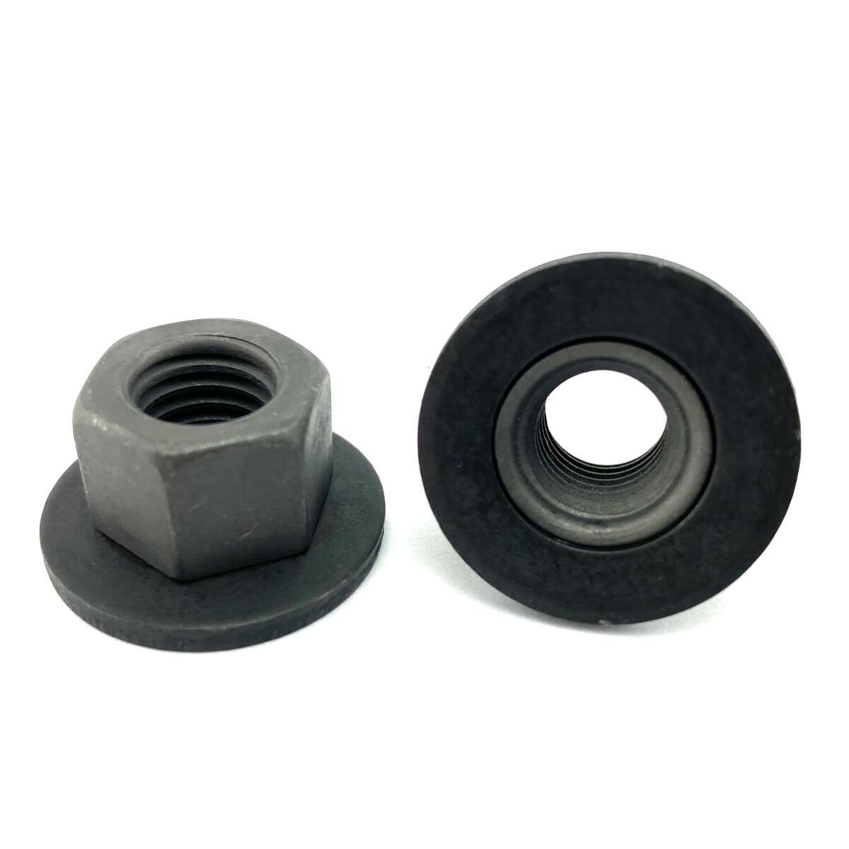 M10-1.5 Hex SEMS Nut, 15mm Wrench, 24mm Washer, Phosphate