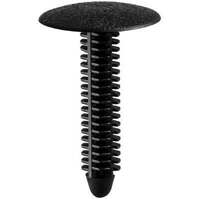 8mmx38mm Black Nylon Single Head Christmas Tree Retainer, 26mm Head