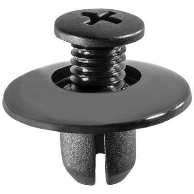 8mmx9mm Screw-Type Retainer with Open End, 20mm Head
