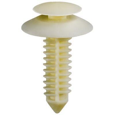 5/16"x1" White Nylon Double Headed Trim Panel Retainer