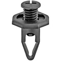 10mmx24mm Slotted/Phillips Screw-Type Push-In Retainer with Closed End, 20mm Head