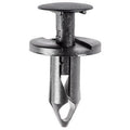 8mmx20mm Black Nylon Push-Type Retainer with Drive Pin w/ Closed End, 20mm Head