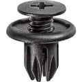 10mmx15mm Phillips Screw-Type Push-In Retainer with Opened End, 20mm Head