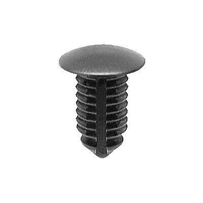 3/8"x3/4" Black Nylon Single Head Christmas Tree Retainer, 5/8" Head
