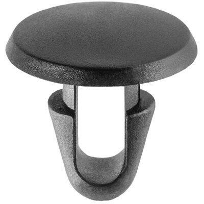 7.5mmx11mm Black Nylon Hood Seal Retaining Clip, 13mm Head