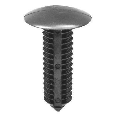 11/32"x1-3/16" Black Nylon Single Head Christmas Tree Retainer, 3/4" Head