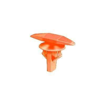 6mmx10mm Orange Nylon Double Headed Weatherstrip Retainer