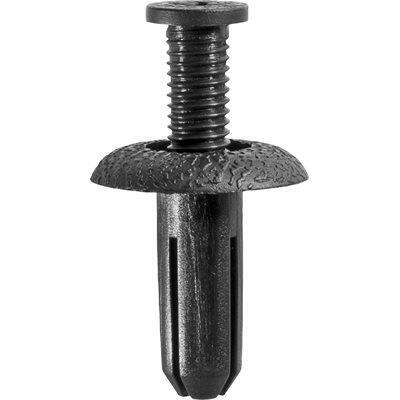 8mmx21mm Phillips Screw-Type Push-In Retainer with Closed End, 20mm Head