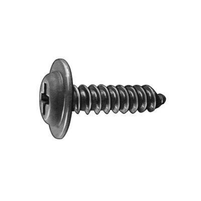 #10x3/4" (1/2" Head) Phillips Washer Head Drill Screw, Black Phosphate