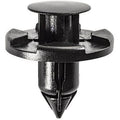 8mmx20mm Black Nylon Push-Type Retainer w/ Drive Pin, 20mm Head