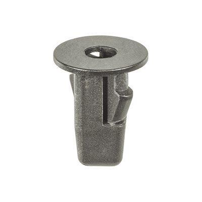 #12 (5.5mm) Black Nylon Grommet, 8mm Square  Hole, 18mm Stem, 16mm Head